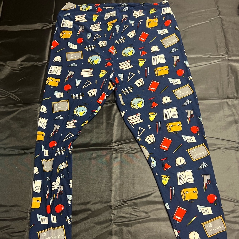 Lularoe School/Teacher Leggings Tall & Curvy